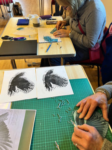 Lino cutting for tween/teens 9.30am-1pm, April 16th 10-16yrs