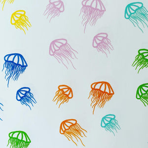 Jellyfish wrapping paper