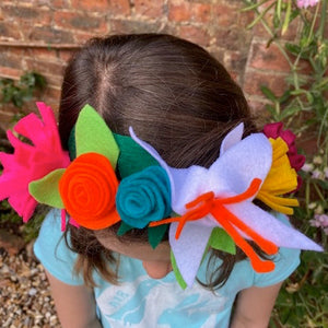 Frida Kahlo headband workshop. 2-3.30pm, October 19th, 2025, Brightwells Creative Space