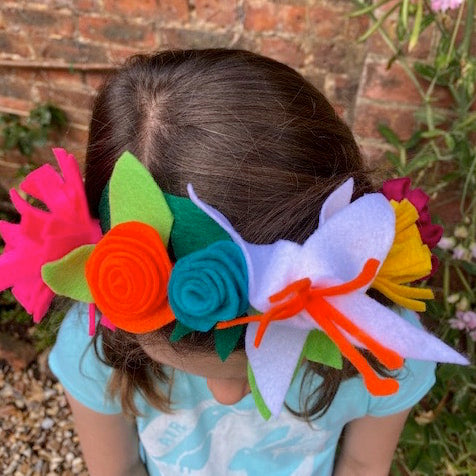 Frida Kahlo headband workshop. 2-3.30pm, October 19th, 2025, Brightwells Creative Space