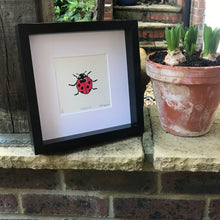 handprinted screen print of a Ladybird available for purchase